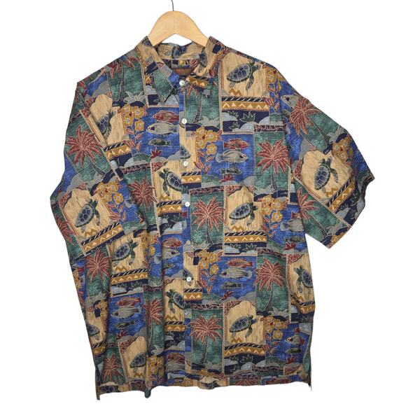 Tori Richard Honolulu  button down beach vacation  Honolulu XXL - Picture 1 of 4